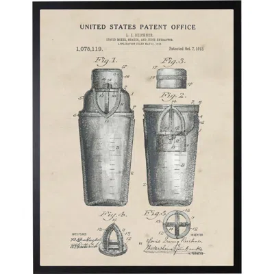 Antique Curiosities Shaker Patent In Transparent