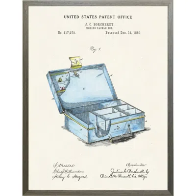 Antique Curiosities Tackle Box Patent In Transparent