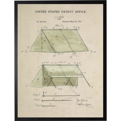 Antique Curiosities Tent Patent In Transparent