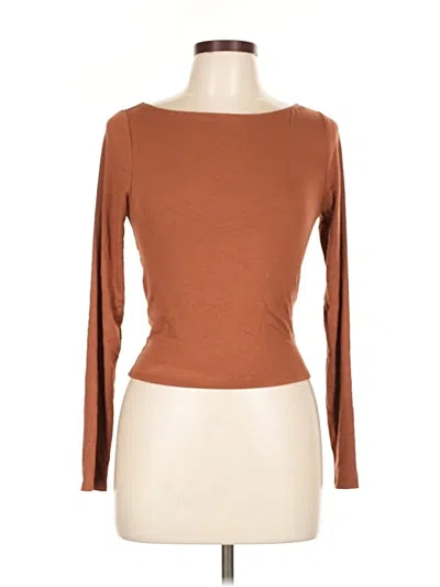 Pre-owned Antistar 3/4 Sleeve T-shirt In Brown