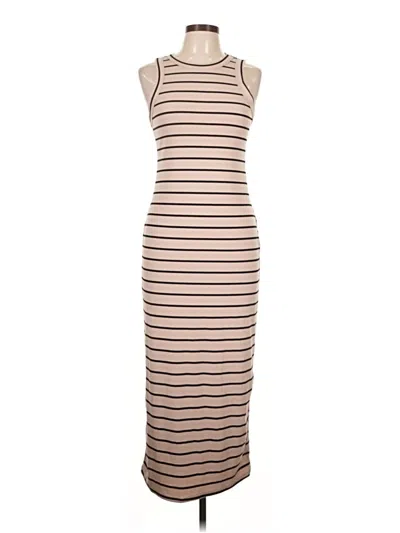 Pre-owned Antistar Casual Dress In Tan