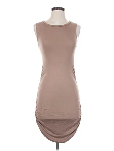 Pre-owned Antistar Casual Dress In Tan