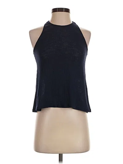 Pre-owned Antistar Sleeveless Top Black Halter Neckline Tops