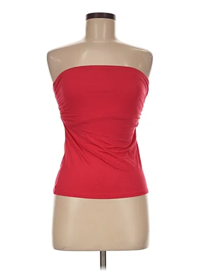Pre-owned Antistar Sleeveless Top Red Strapless Neckline Tops