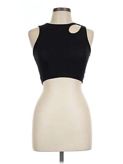 Pre-owned Antistar Tank Top Black Strapless Neckline Tops