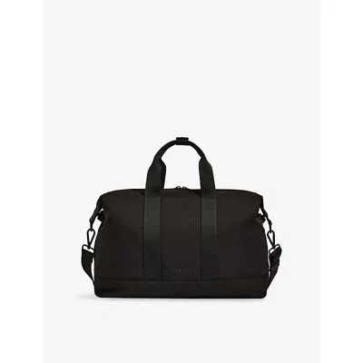 Antler Black Icon Woven Overnight Holdall Bag