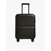 Antler Black Single Stripe Cabin Hard-shell Polycarbonate Suitcase 55cm In Black