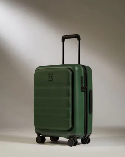 ANTLER ANTLER CARRY-ON WITH POCKET LUGGAGE IN ANTLER GREEN - ICON STRIPE