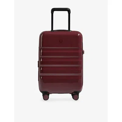 Antler Cedar Icon Stripe 4-wheel Cabin Suitcase 55cm In Brown