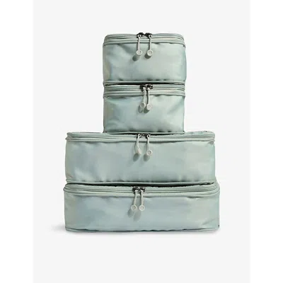 Antler Mist Blue Chelsea Woven Packing Cubes Set Of Four