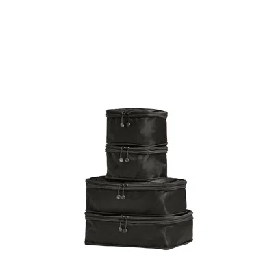 Antler Compression Packing Cubes In Black - Set Of 4