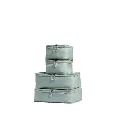 Antler Compression Packing Cubes In Mist Blue - Set Of 4