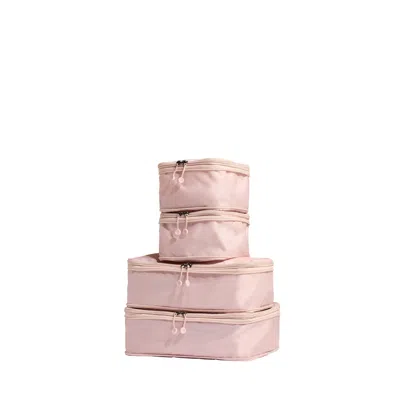 Antler Compression Packing Cubes In Moorland Pink - Set Of 4