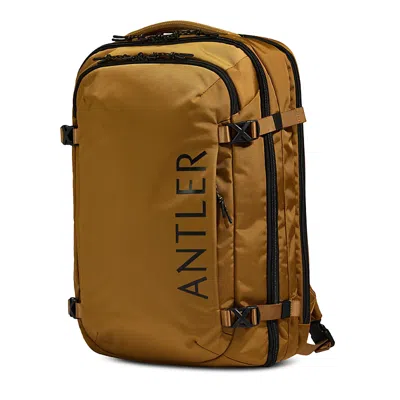 Antler Womens Mustard A Discovery Woven Backpack 45l In Gold