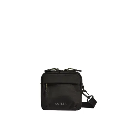 Antler Discovery Crossbody Bag In Carbon Black