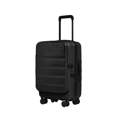 Antler Dual Opening Carry-on Luggage In Black - Icon Stripe