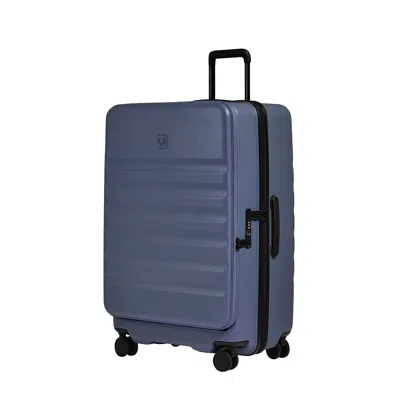 Antler Dual Opening Large Luggage In Ocean Blue - Icon Stripe