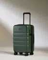 Antler Green Icon Stripe Medium Hard-shell Polycarbonate Suitcase 67cm In Green