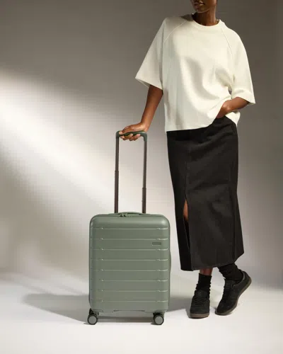 Antler Expandable Carry-on Luggage In Field Green - Stamford 2.0