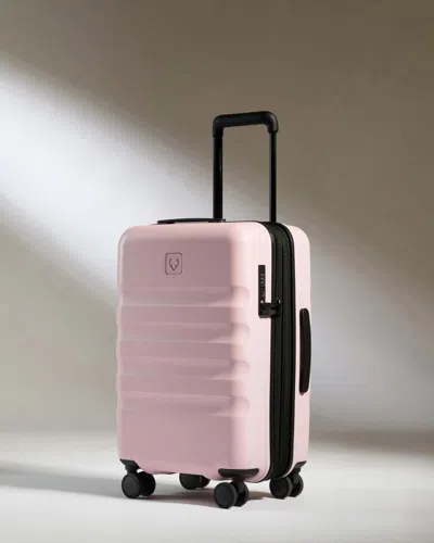 Antler Expandable Carry-on Luggage In Moorland Pink - Icon Stripe In Orange