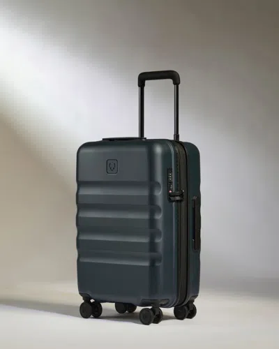 Antler Expandable Carry-on Luggage In Navy (indigo) Blue - Icon Stripe In Pink
