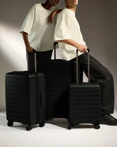 Antler Expandable Carry-on Luggage Set In Midnight Black - Stamford 2.0
