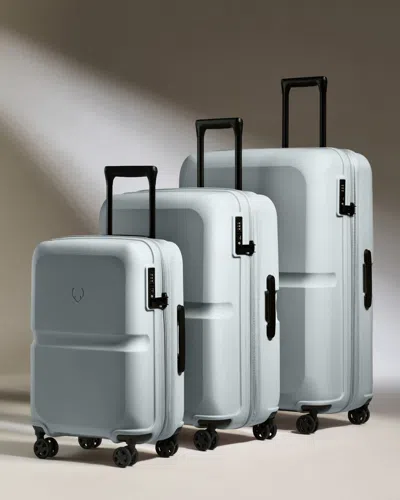 Antler Expandable Carry-on Luggage Set In Salt Blue - Single Stripe