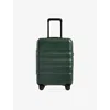Antler Green Icon Stripe Cabin Hard-shell Polycarbonate Suitcase 55cm In Green