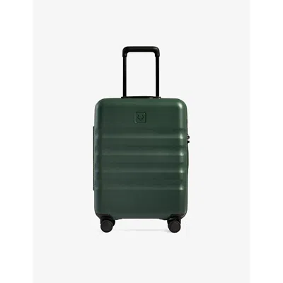 Antler Green Icon Stripe Cabin Hard-shell Polycarbonate Suitcase 55cm