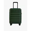 Antler Green Icon Stripe Front-pocket Polycarbonate Cabin Suitcase  56cm In Green