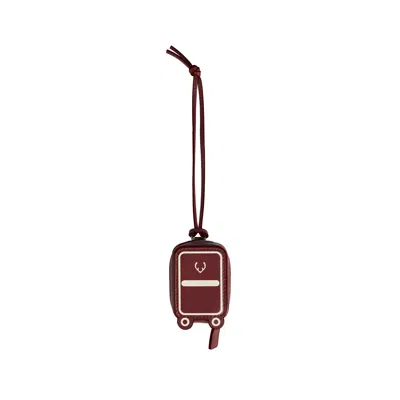 Antler Heritage Leather Airpods Case In Cedar Red