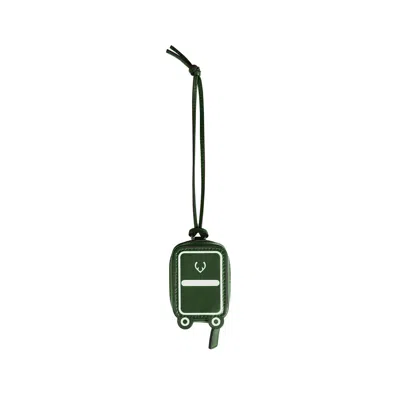 Antler Heritage Leather Airpods Case In Green
