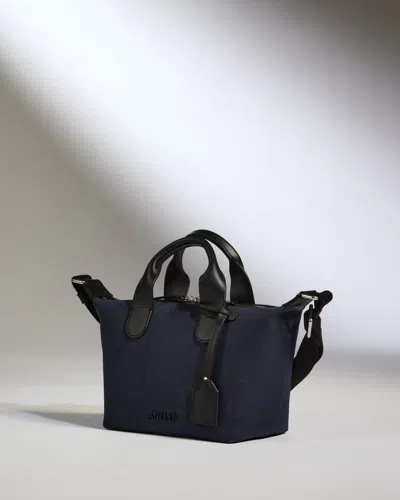 Antler Heritage Mini Crossbody In Navy In Blue