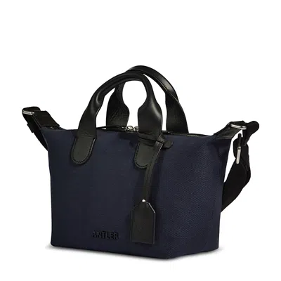 Antler Heritage Mini Crossbody Natural In Blue