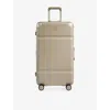 Antler Sandstone Heritage Stripe 4-wheel Trunk Suitcase 76cm In Brown