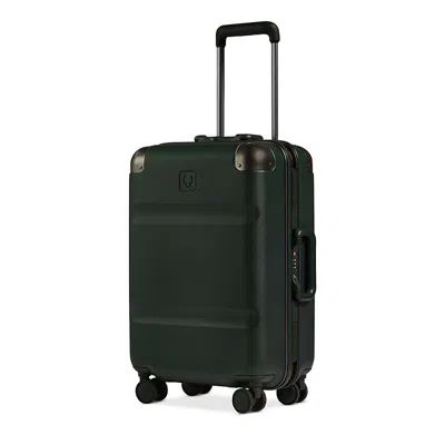 Antler Heritage Stripe Carry On Spinner Suitcase In Green
