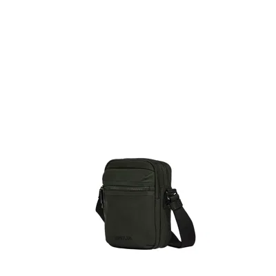 Antler Icon Crossbody Bag In Dark Khaki Green