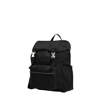 Antler Icon Drawstring Backpack In Black