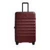 Antler Icon Stripe Large Suitcase In Burgundy