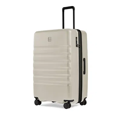 Antler Icon Stripe Large Suitcase In Gray
