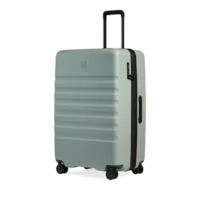 Antler Icon Stripe Large Suitcase In Gray