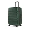Antler Icon Stripe Large Suitcase In Green
