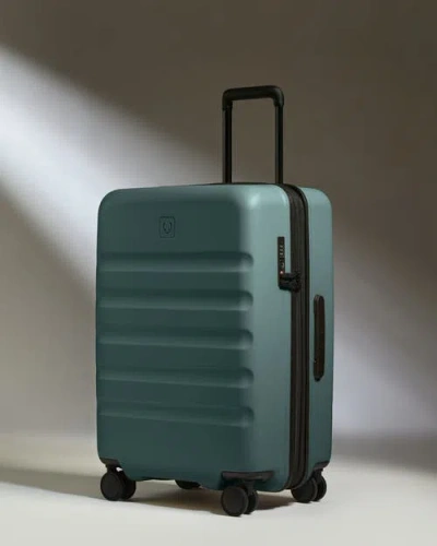 Antler Icon Stripe Medium Luggage In Green