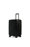 Antler Icon Stripe Medium Suitcase In Black