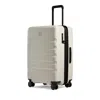 Antler Icon Stripe Medium Suitcase In White
