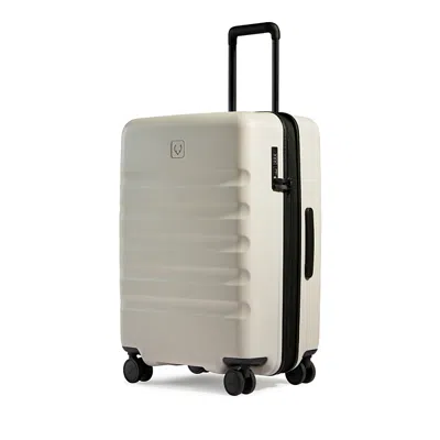 Antler Icon Stripe Medium Suitcase In White