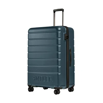 Antler Large Luggage In Blue Gray - Logo