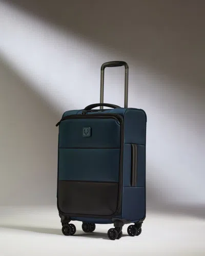 Antler Lightest Expandable Carry-on Luggage In Navy (indigo) Blue - Soft Stripe 2.0