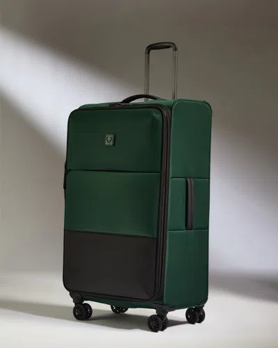 Antler Lightest Large Luggage In  Green - Soft Stripe 2.0