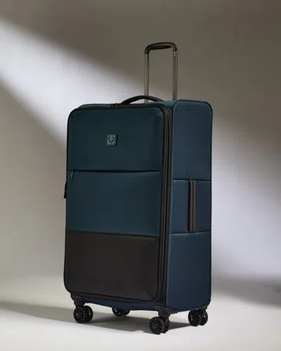 Antler Lightest Large Luggage In Navy (indigo) Blue - Soft Stripe 2.0